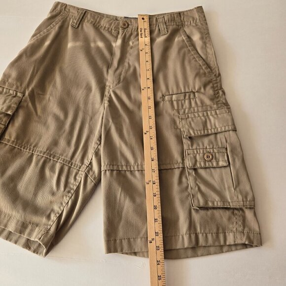 Roadblock Men's Khaki Cargo Multi-Pocket Shorts Size 32 - Picture 8 of 15